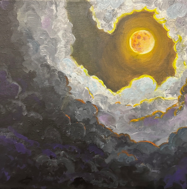 Lunar Cloud Dance by artist Holly Craig